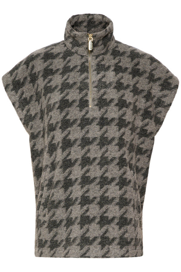 CRChea Waistcoat 10611911 Grey Check