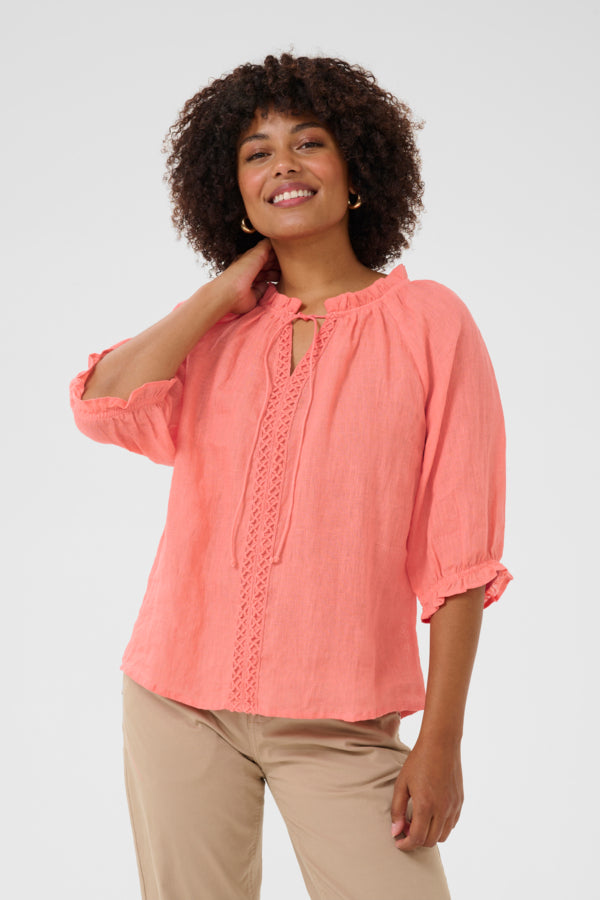 CRBellis Lace Blouse CREAM