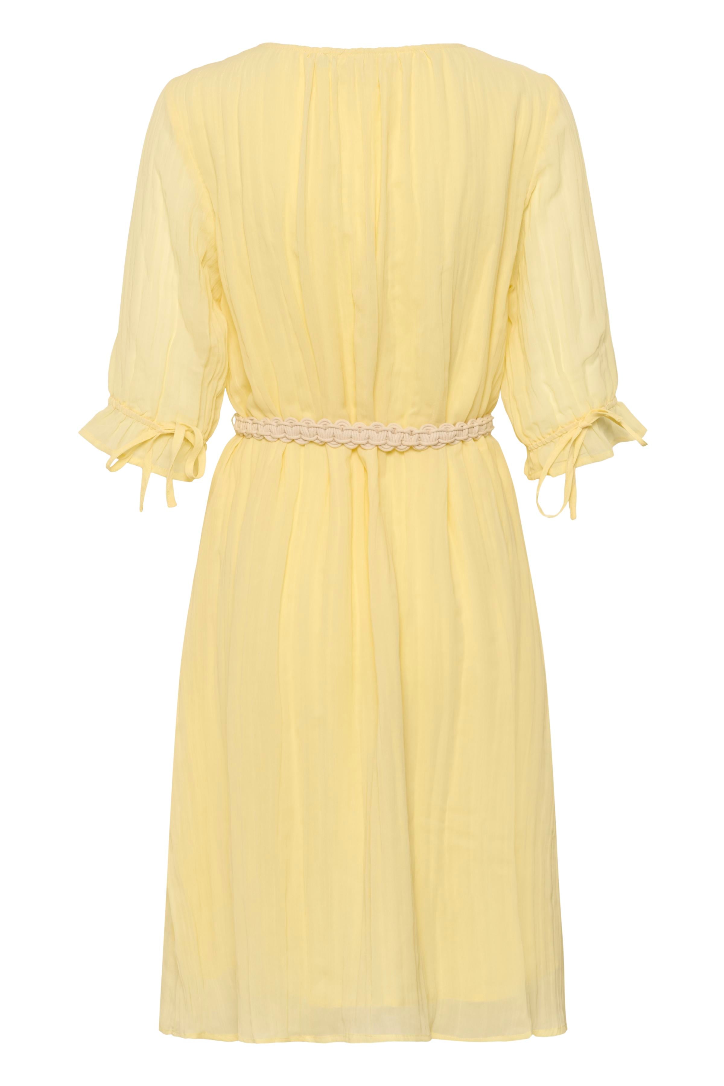 Robe longueur genou avec ceinture - CRIsabelle