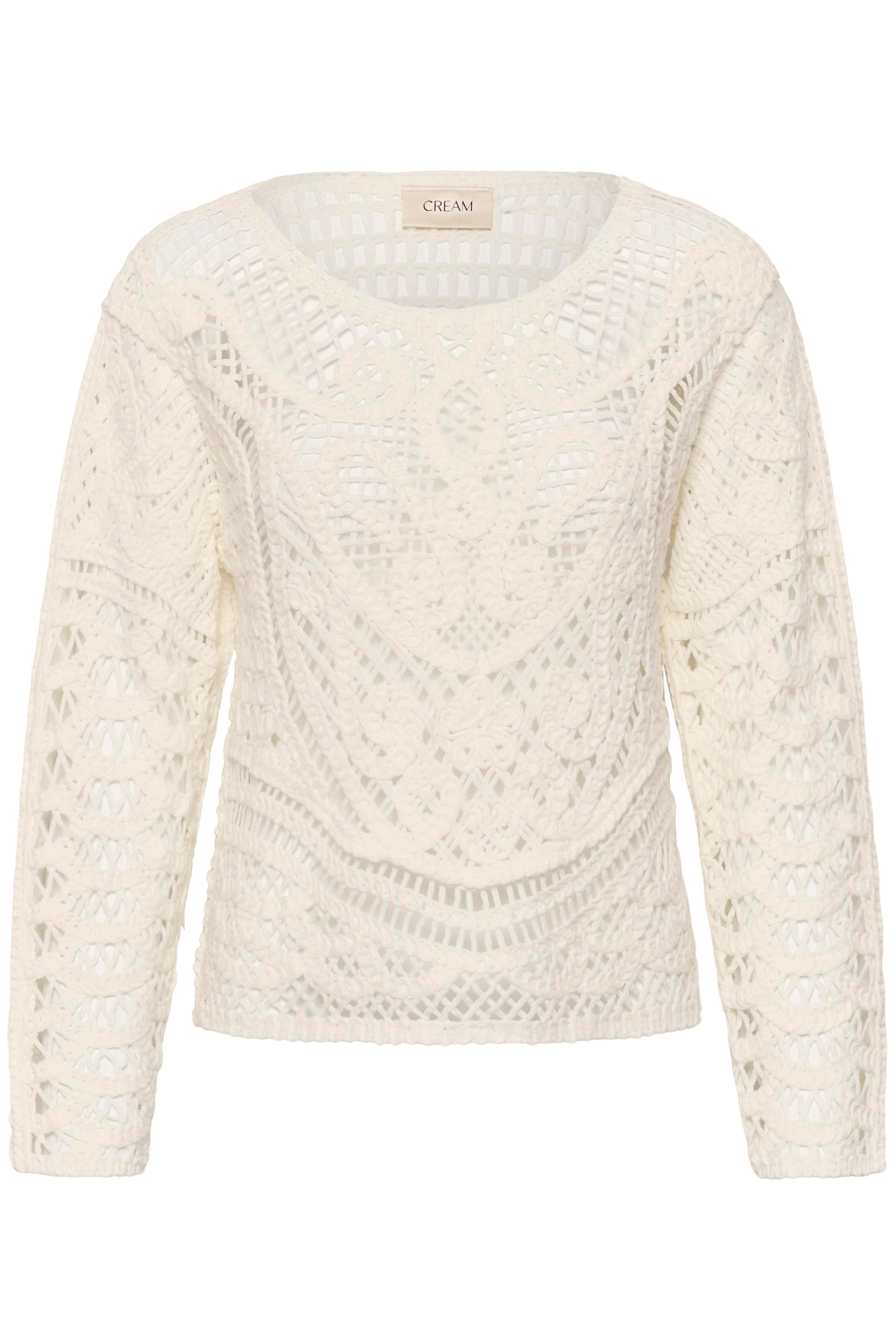 Chandail manches longues crochetés - CRElly