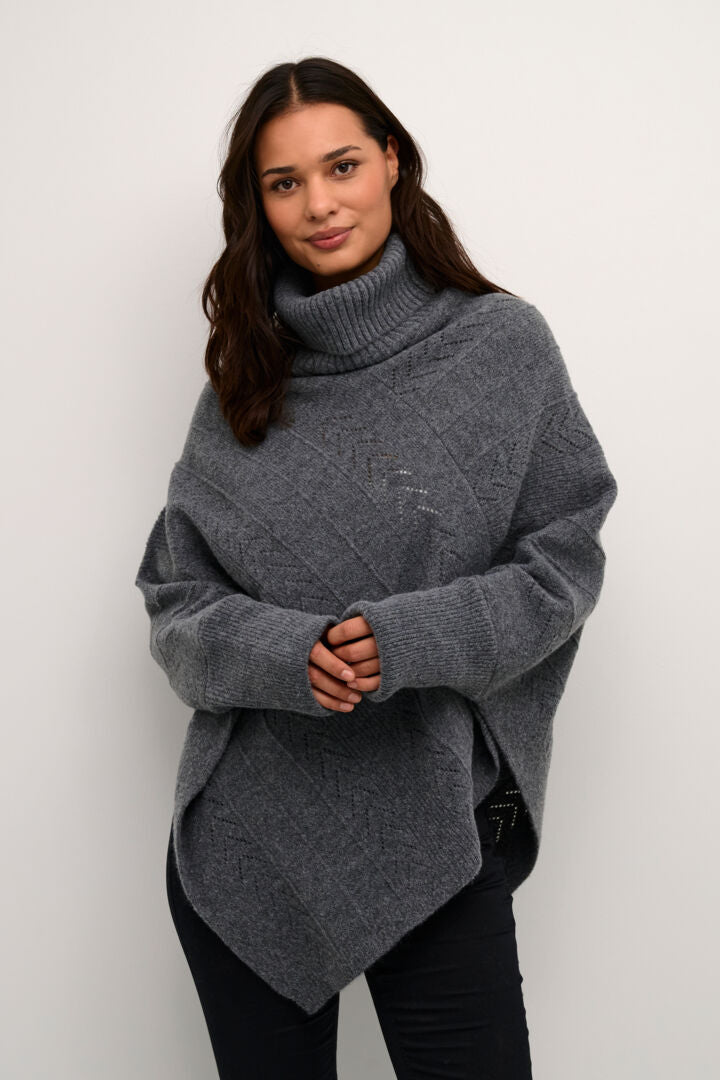 CRHoliday Poncho CREAM