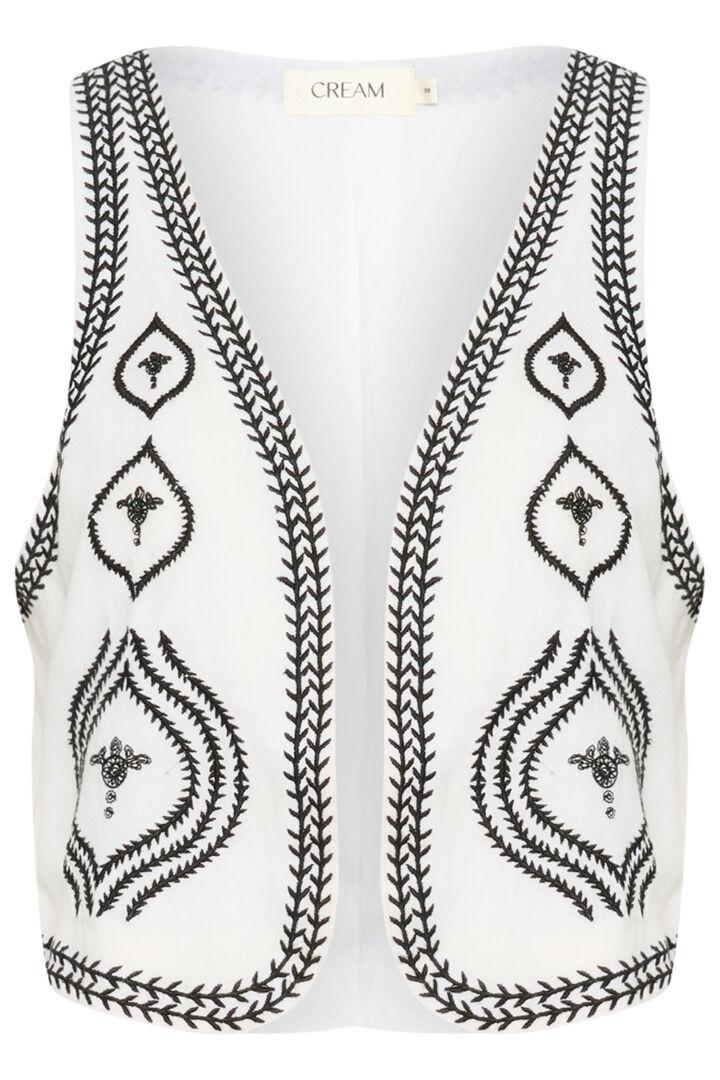 CRManju boho vest CREAM