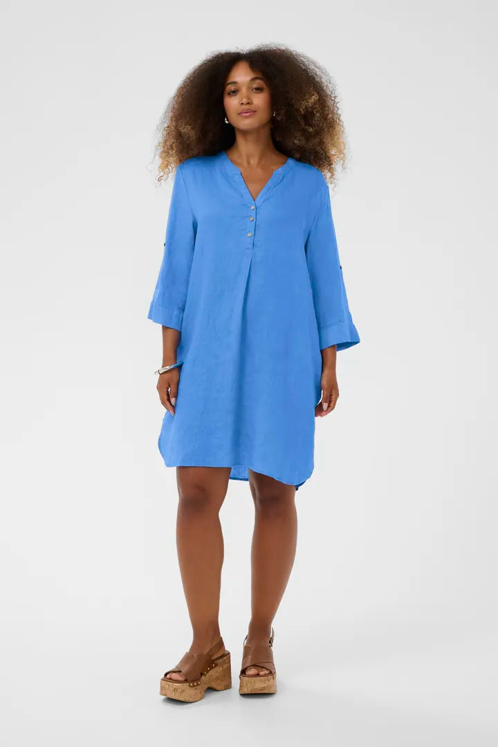 CRBellis Linen Dress CREAM