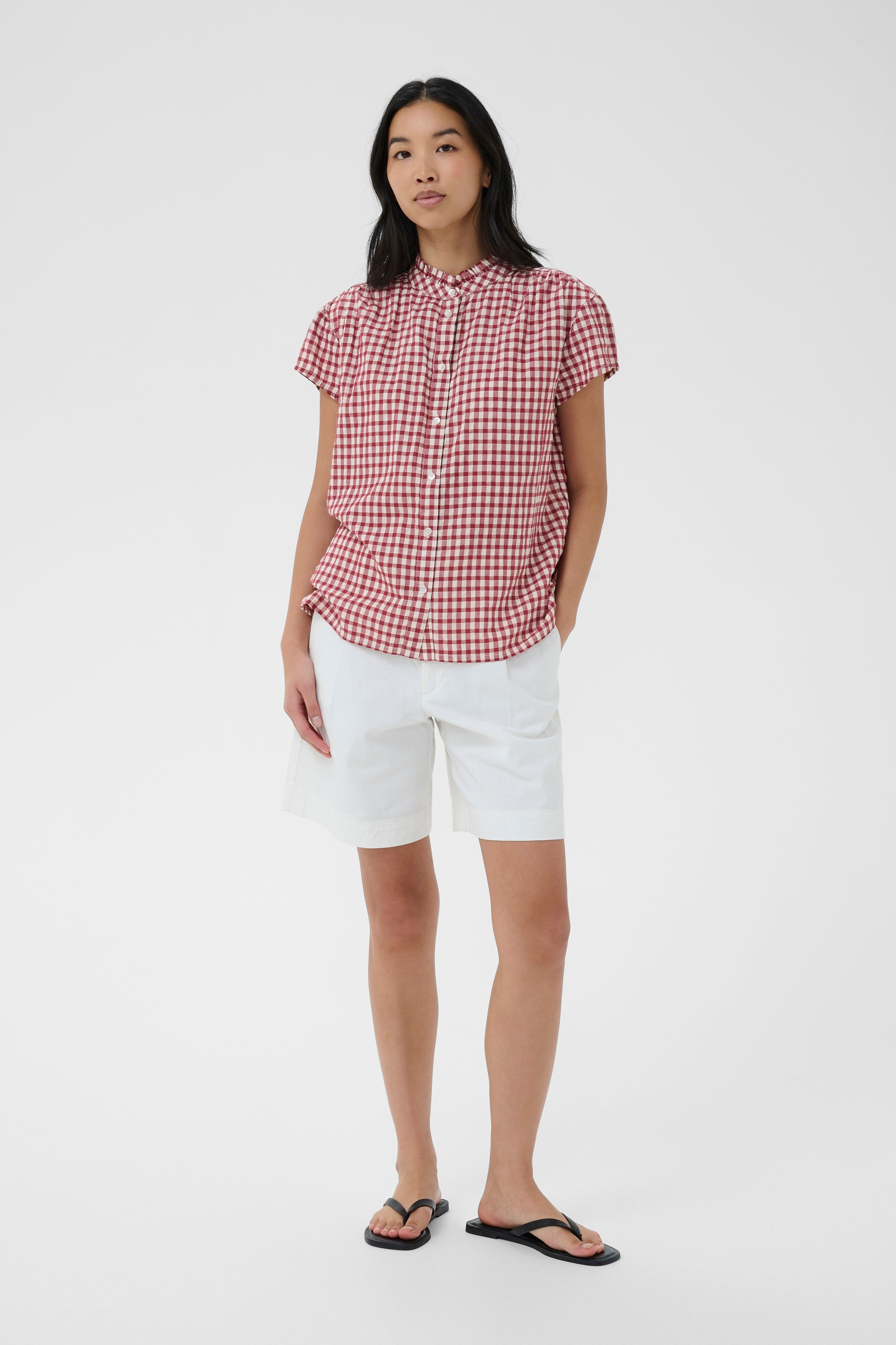 Blouse à carreaux - Bjanka