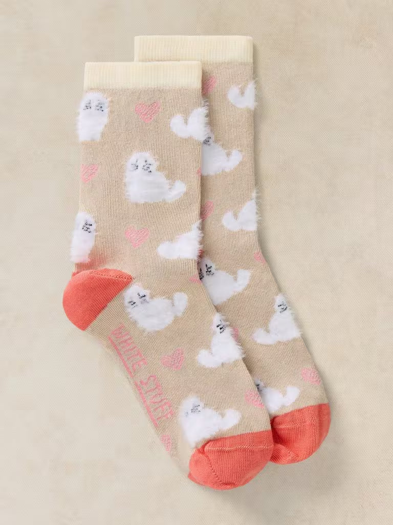 Chaussette Cheville de Chat Duveteuse