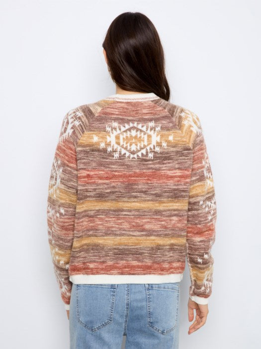 Pull raglan réversible