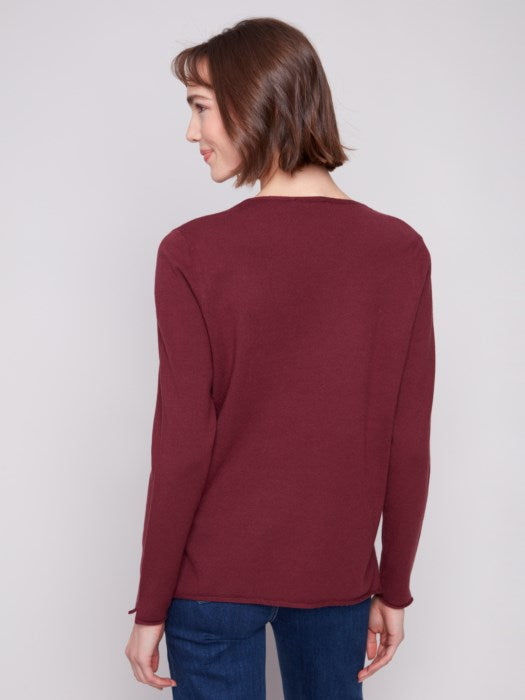 Pull à col en V CHARLIE B