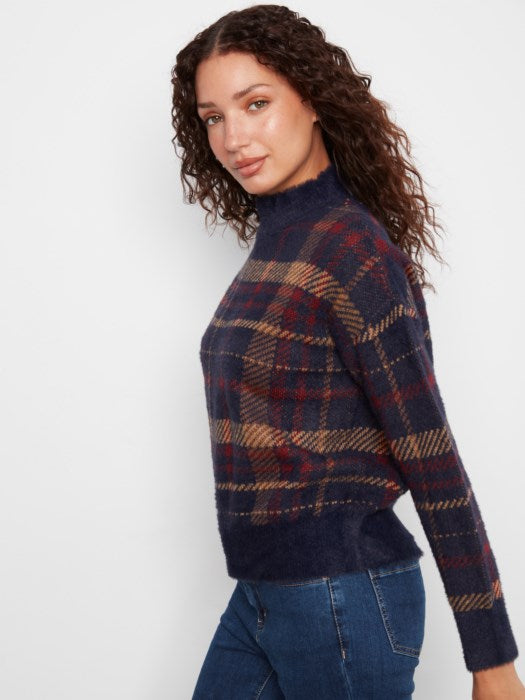 Pull à carreaux
