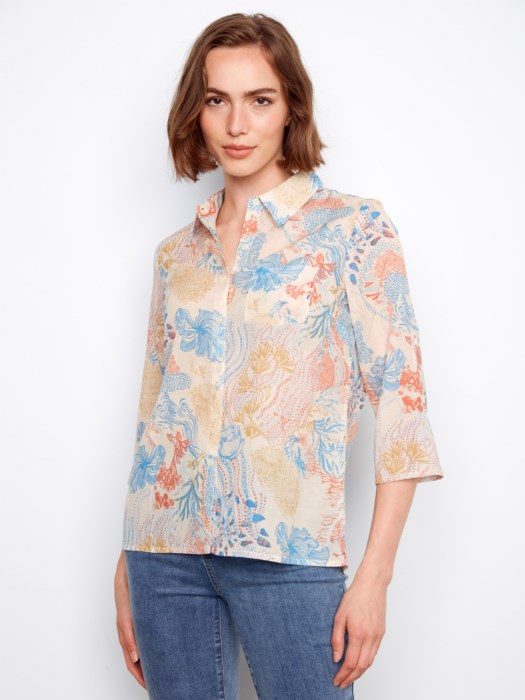 Chemise à boutons imprimé CHARLIE B