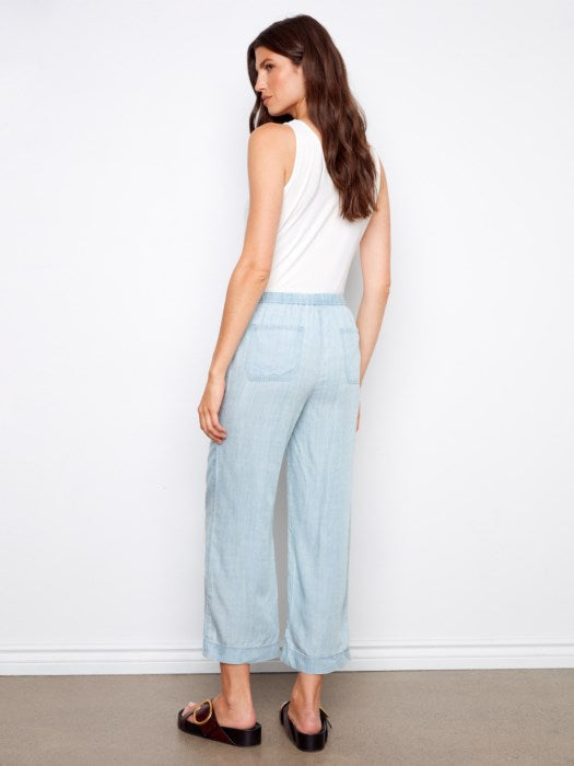 Pantalon de jogging large en Tencel CHARLIE B