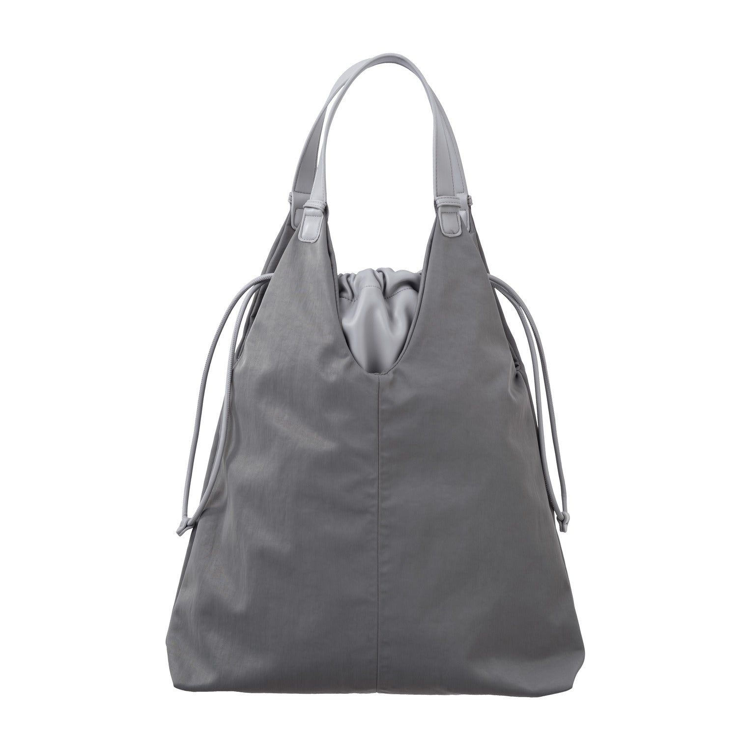 Nylon Bag Details Faux Leather YAYA 001024