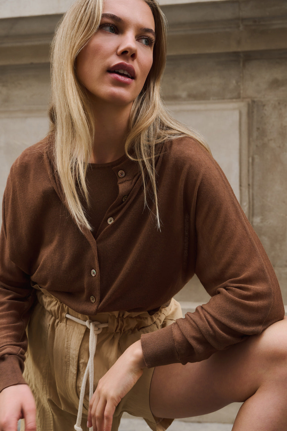 Cardigan avec camisole intégré