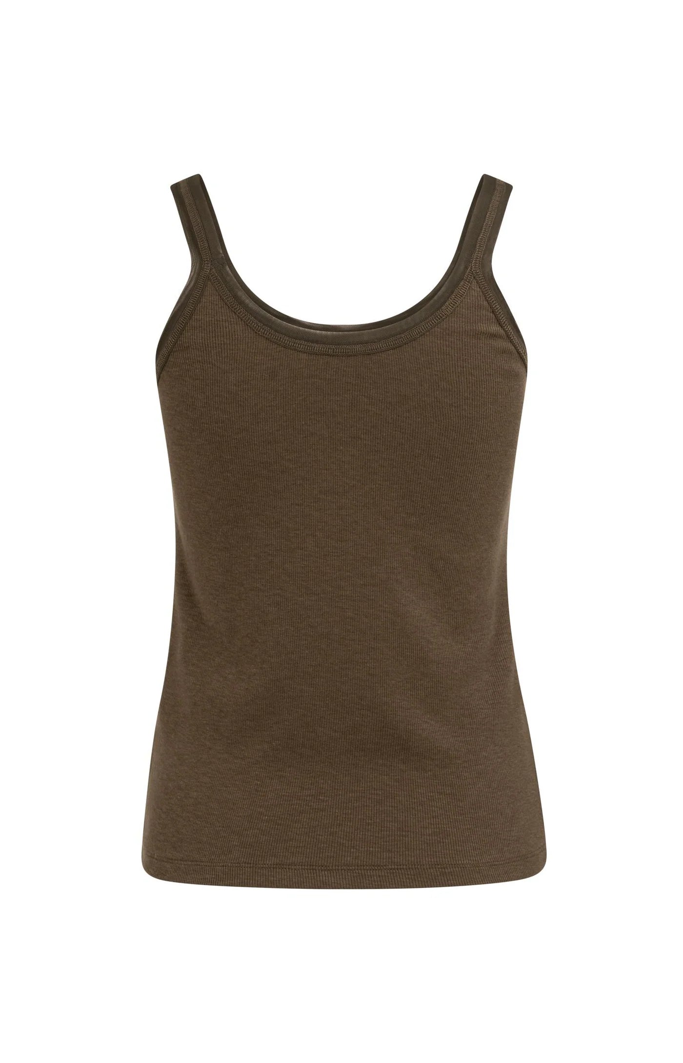 Camisole avec finition en maille filet