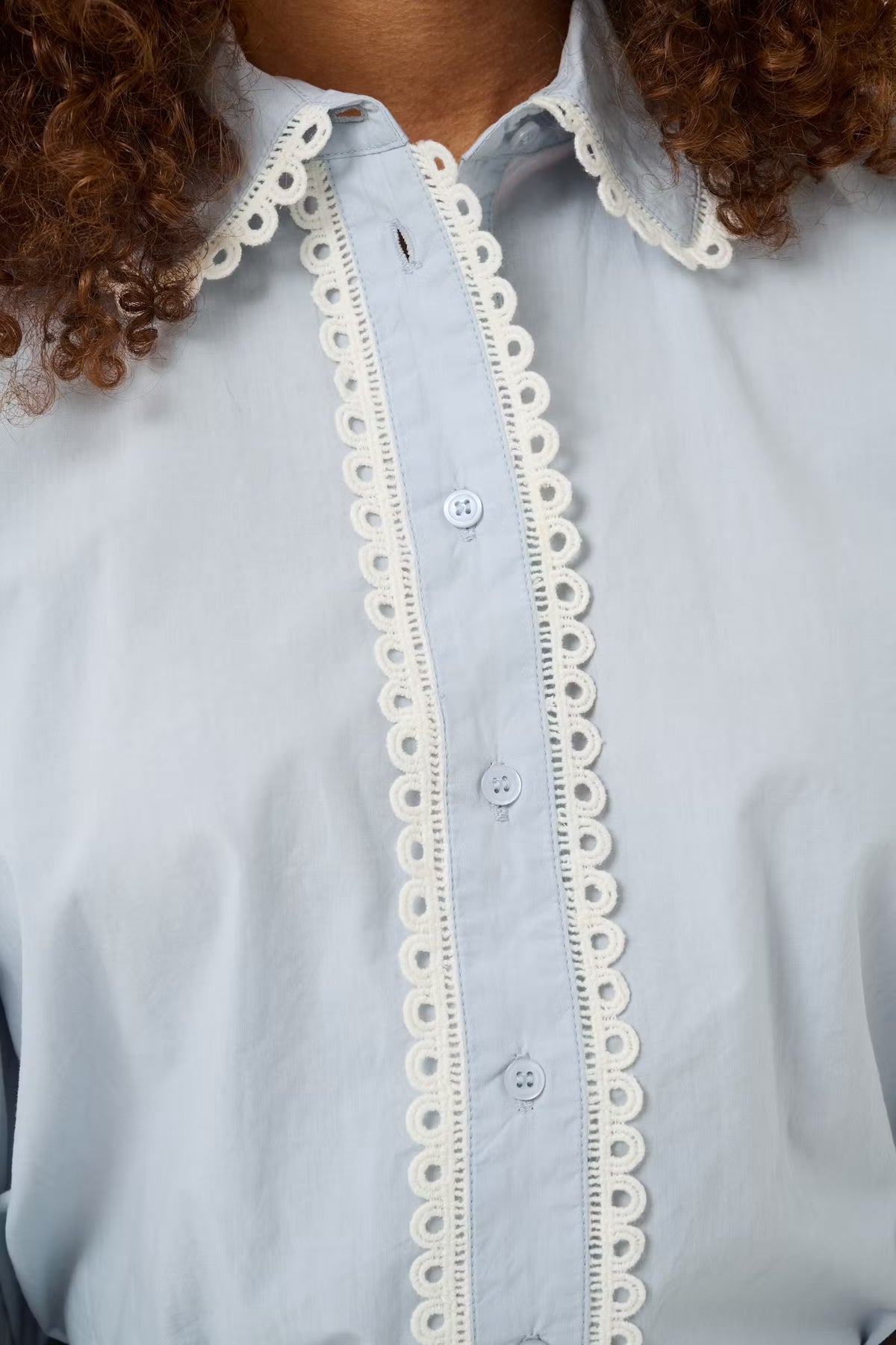 Chemise finitions festonnées - Kaketty