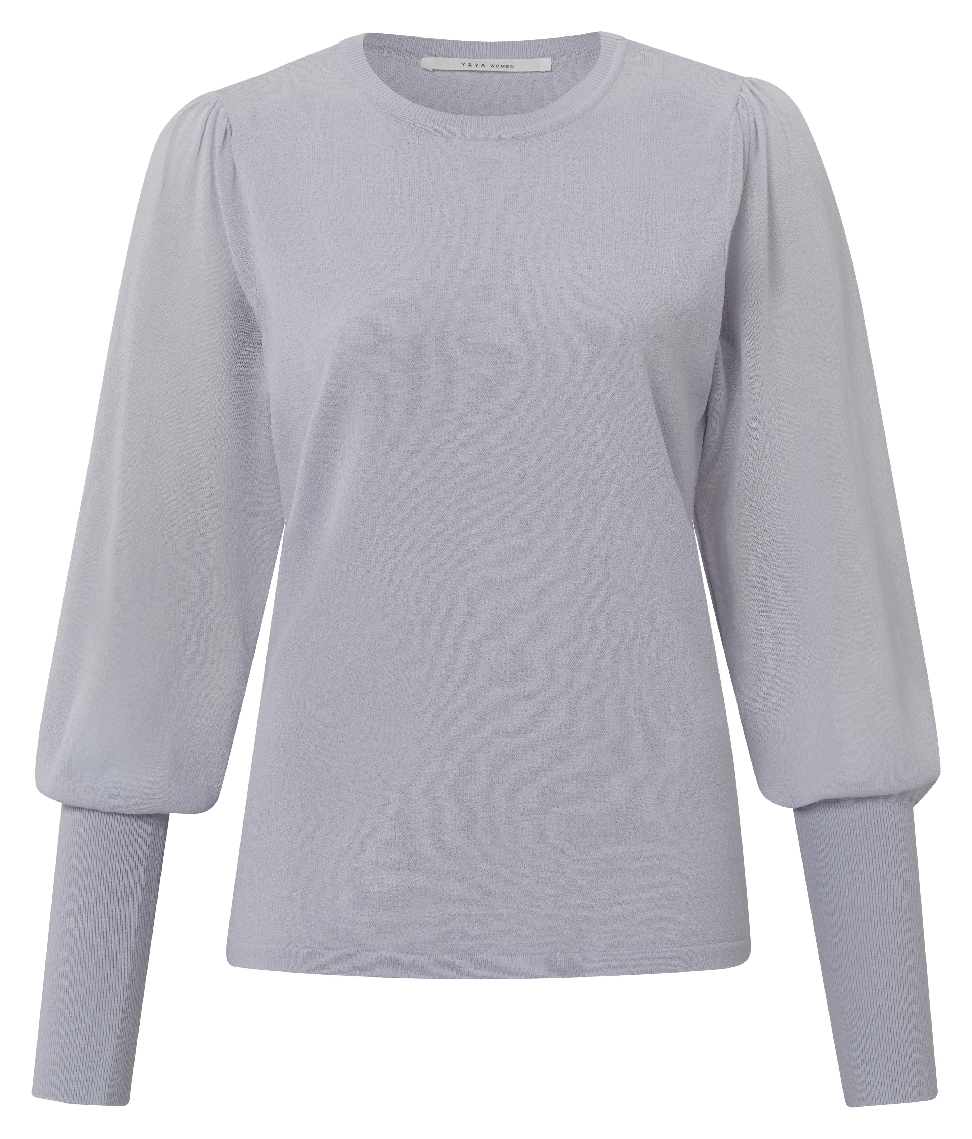 Puff Sleeve Sweater 000272 Evening Haze