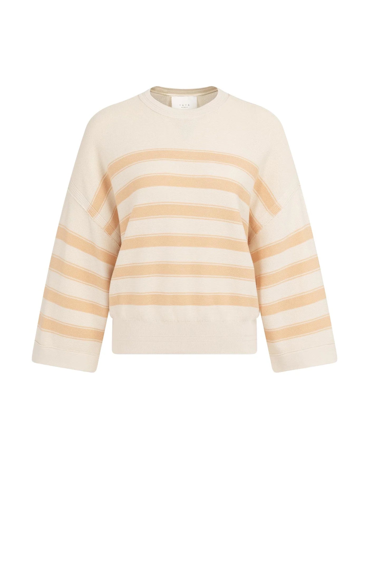 Pull à rayures manches larges