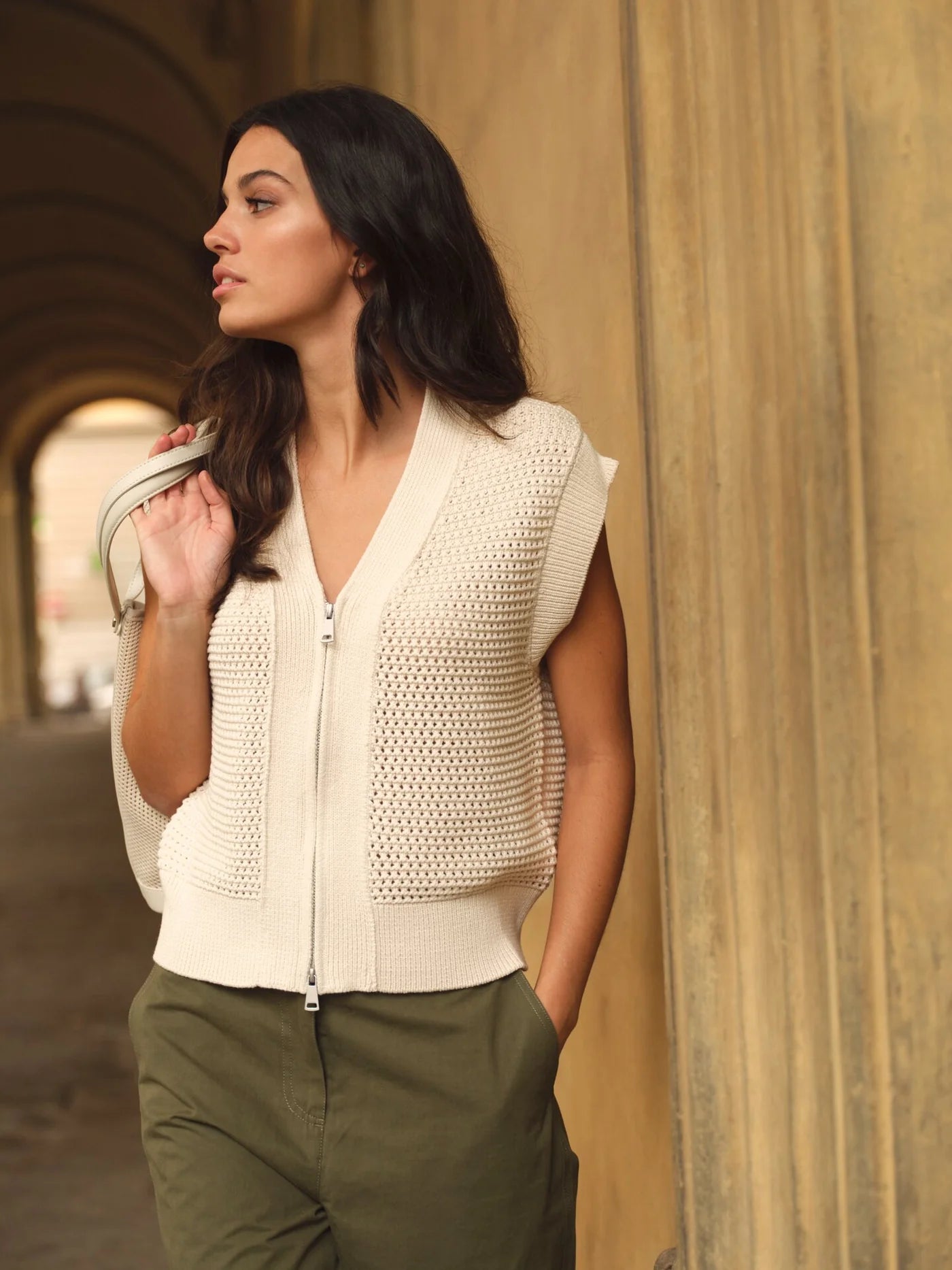 Cardigan sans manches