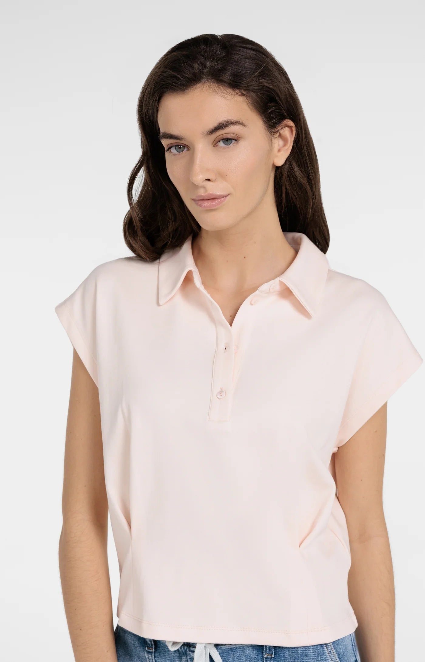 Chemise en jersey sans manches