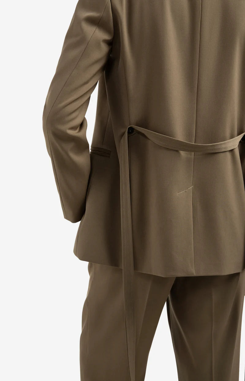 Blazer avec ceinture et fermeture à double boutonnage YAYA