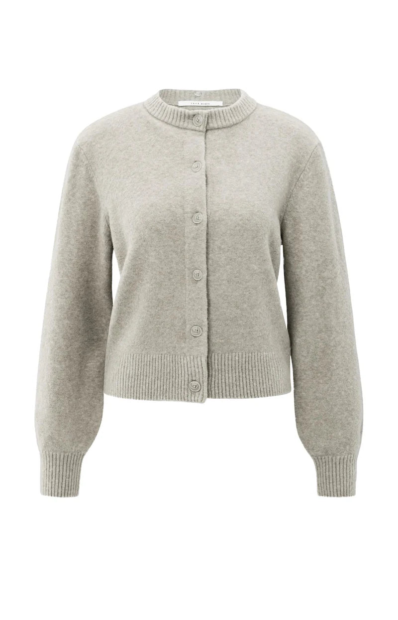 Cardigan avec col amovible et fermeture à boutons YAYA