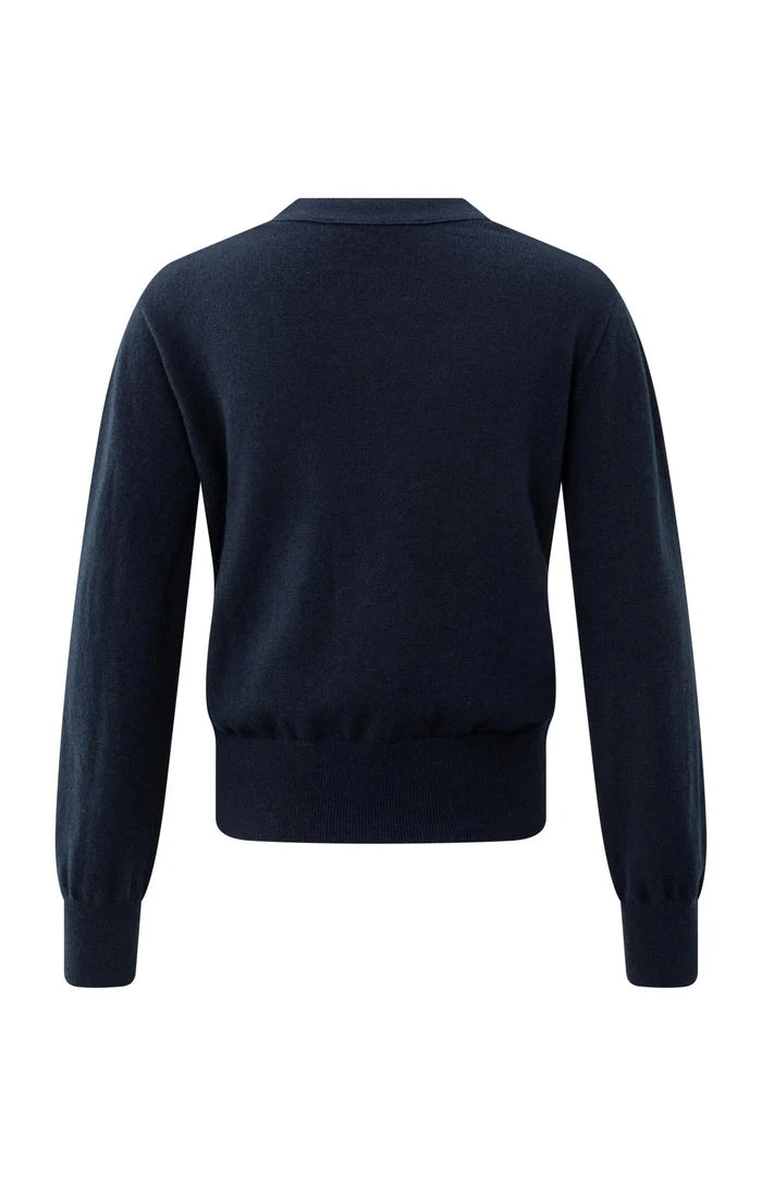 Cardigan col V à nouer à la taille YAYA