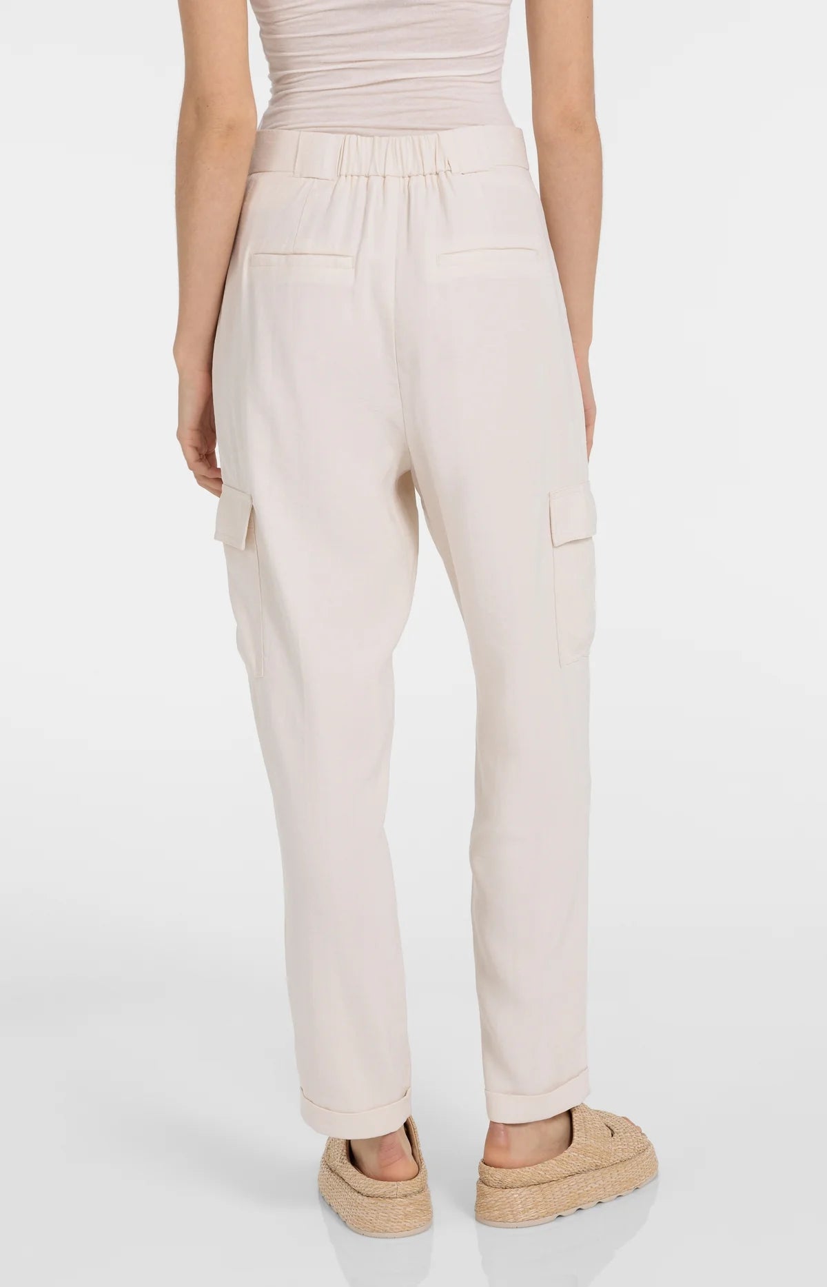 Pantalons cargo jambes droites