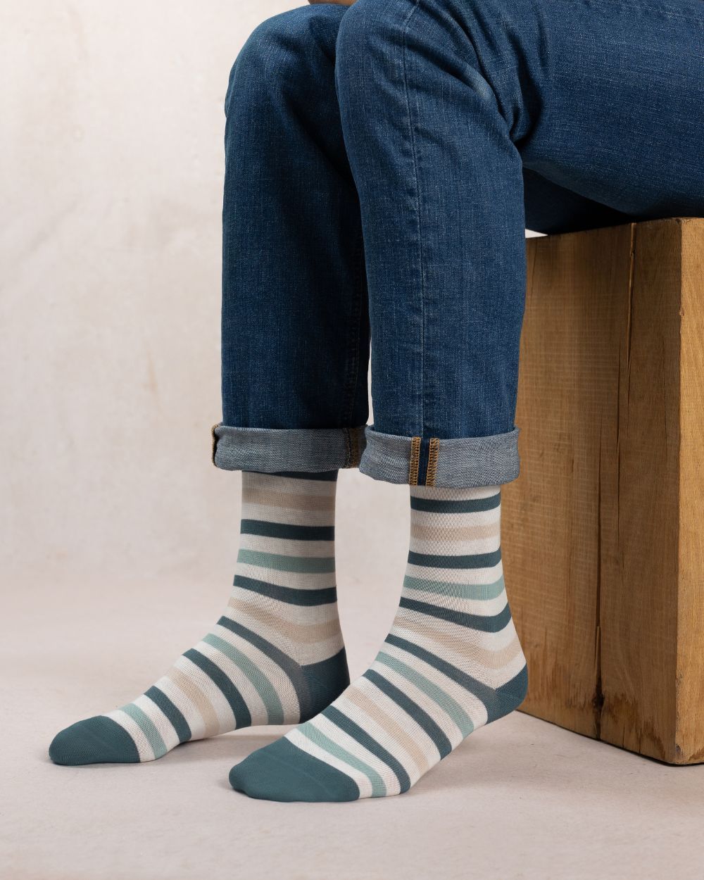Chaussettes - Rayures multicolores