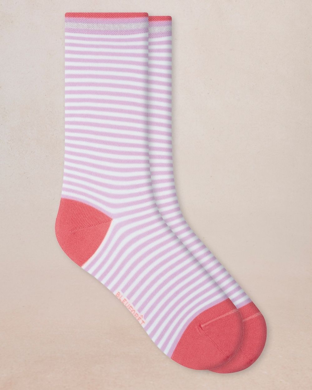 Chaussettes Coton Rayures BLEU FORÊT