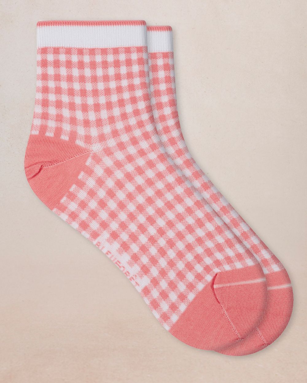 Chaussettes courtes - Fil d'Écosse Vichy