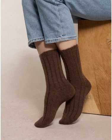 Chaussettes ALPAGA BLEU FORÊT