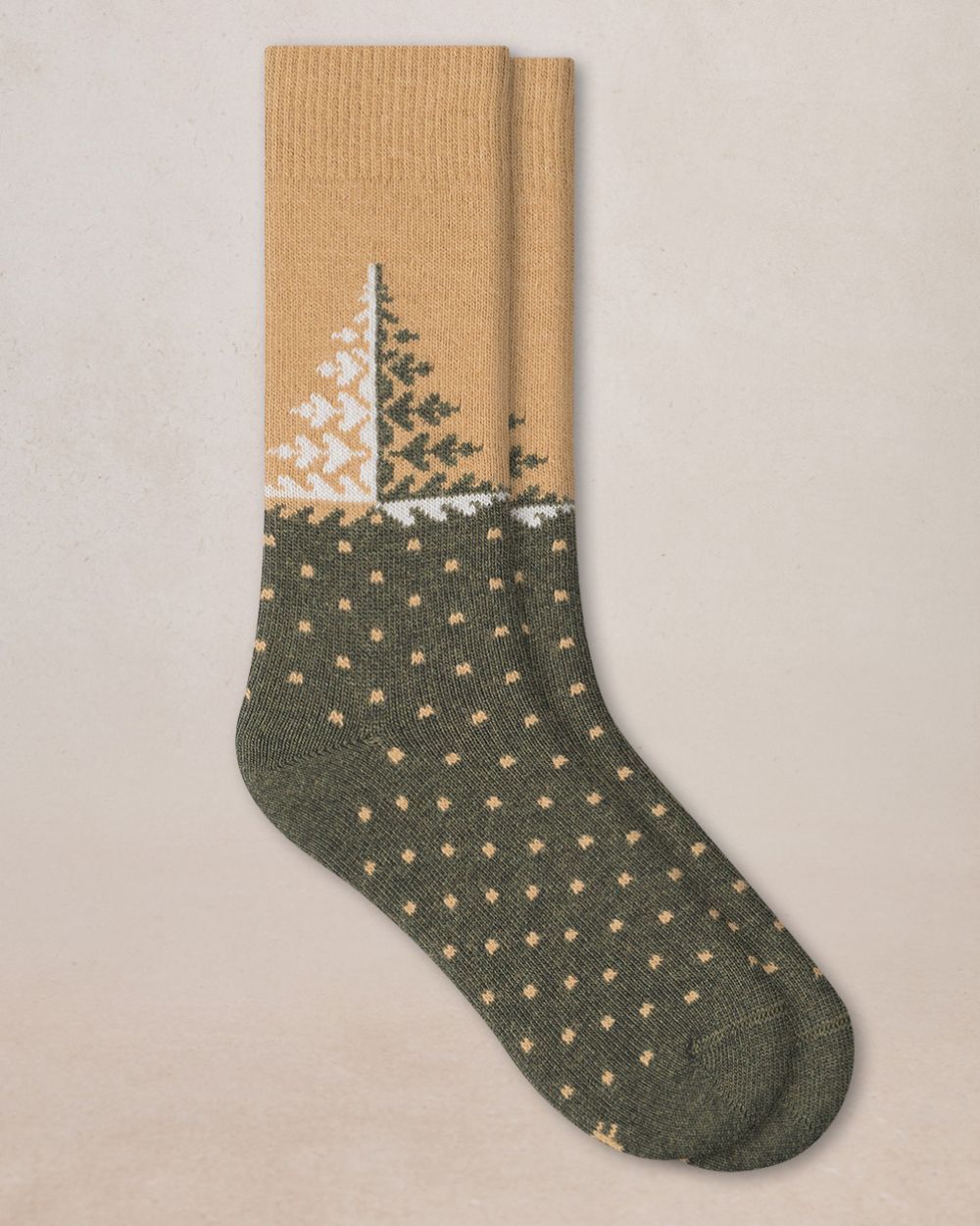 Chaussettes laine cachemire - Sapin