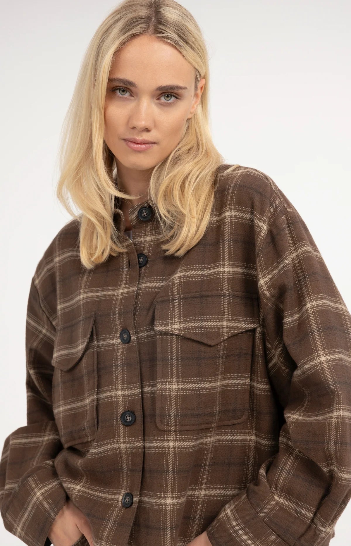 Chemise en flanelle à carreaux