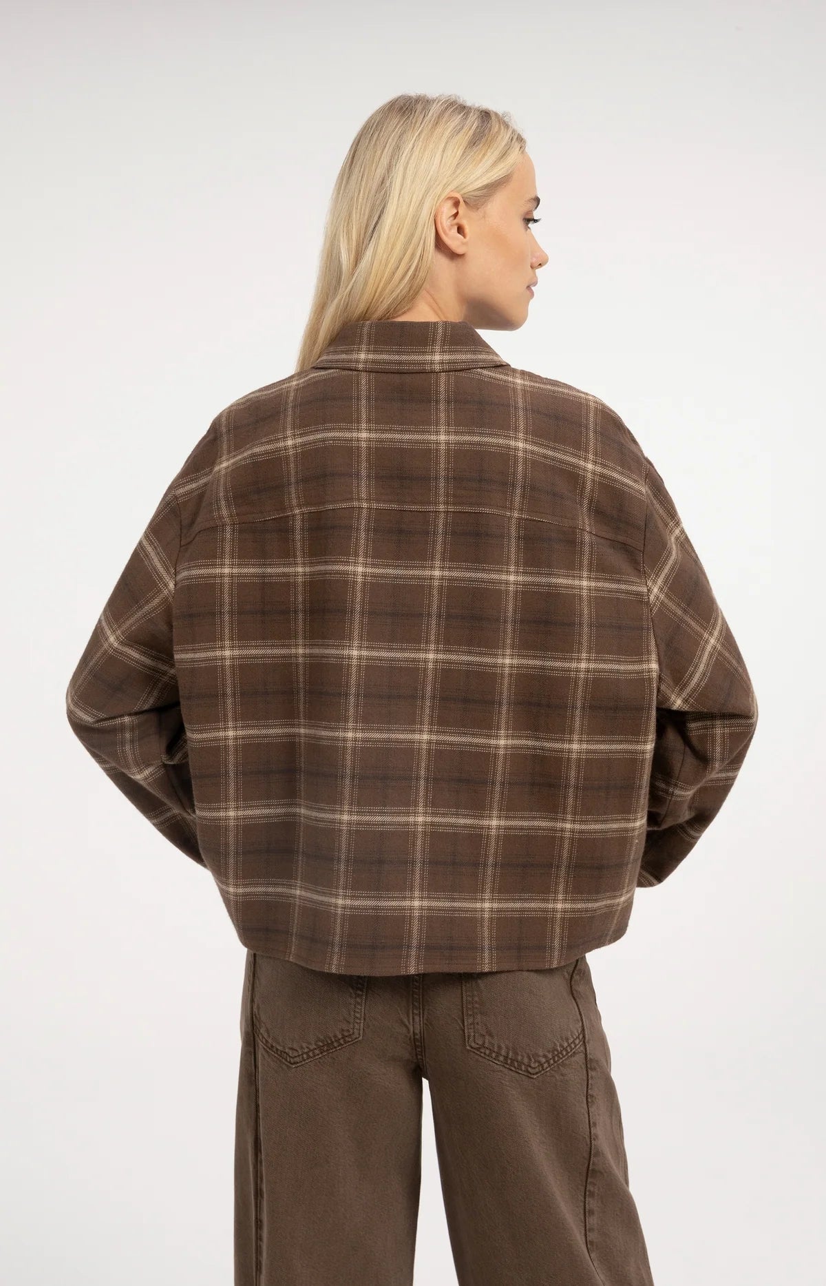 Chemise en flanelle à carreaux