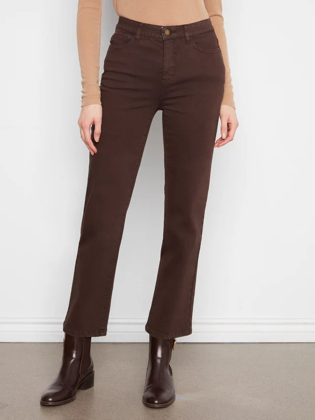 Pantalon sergé jambe droite