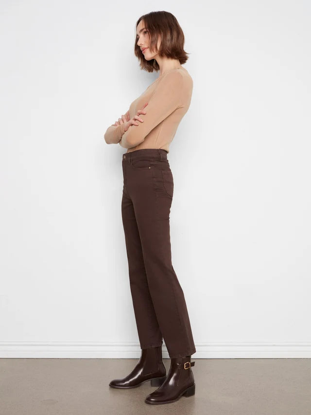 Pantalon sergé jambe droite