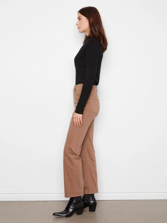 Pantalon sergé jambe droite