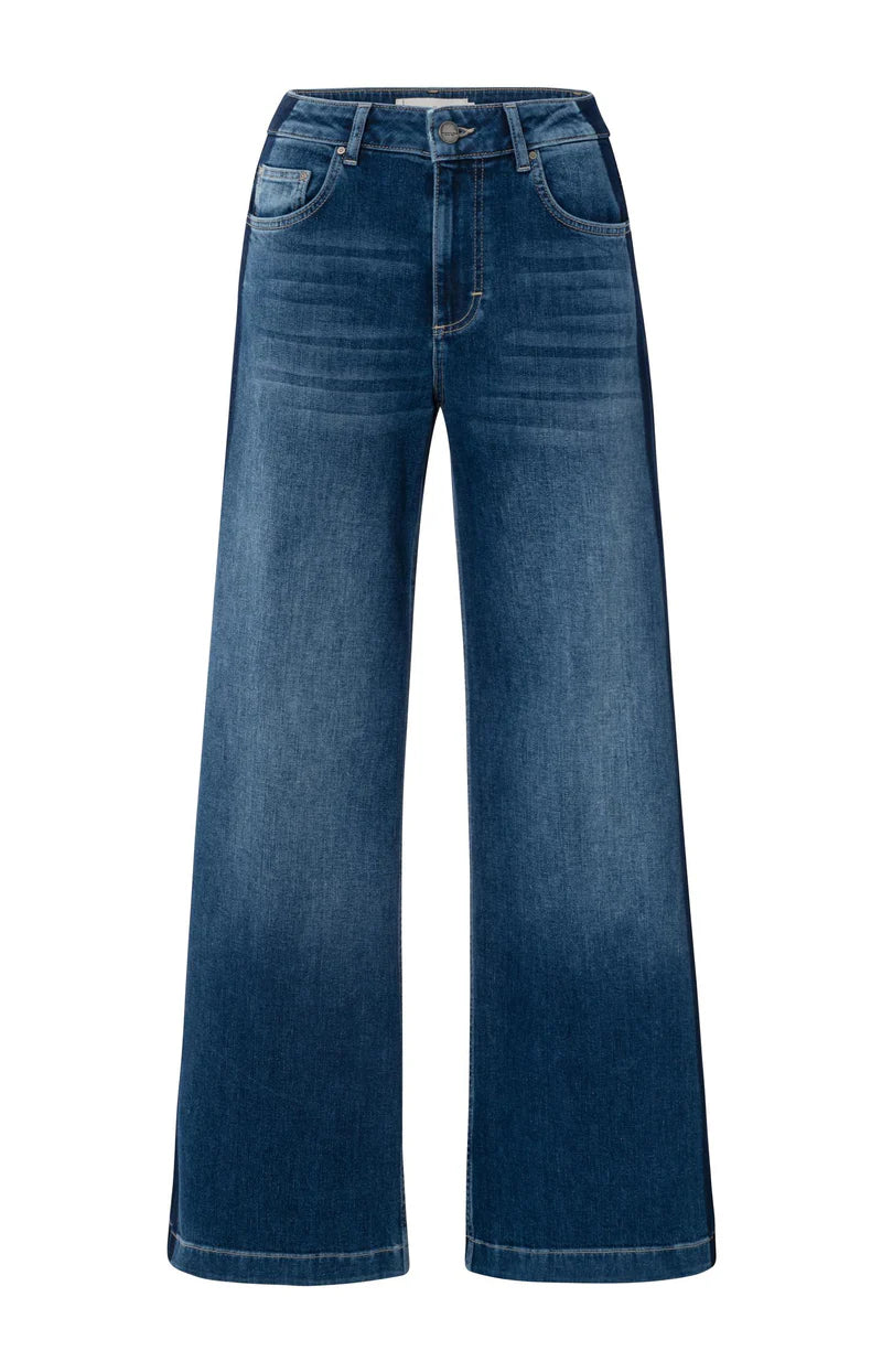 Jean taille haute coupe ample et large (L30) YAYA