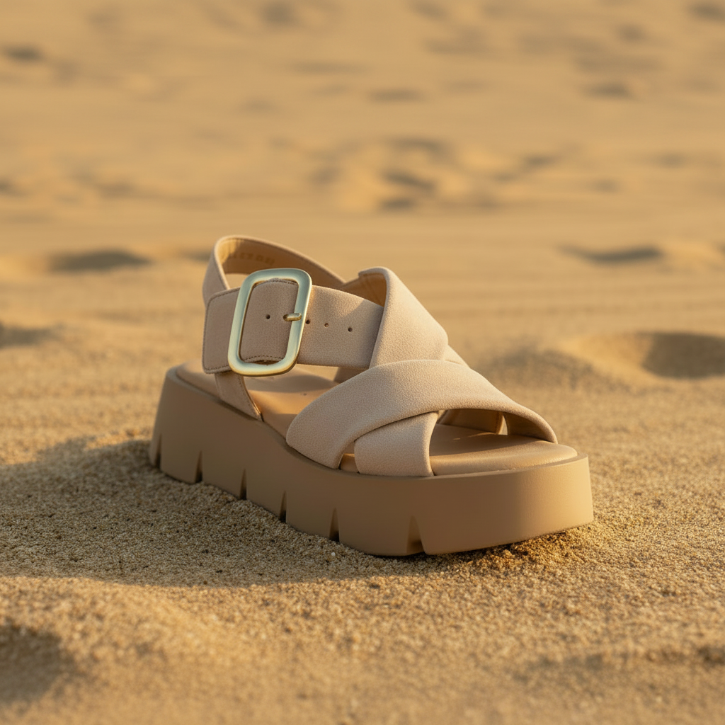 Sandale Gabor 84.752.14 sur fond de sable format carré