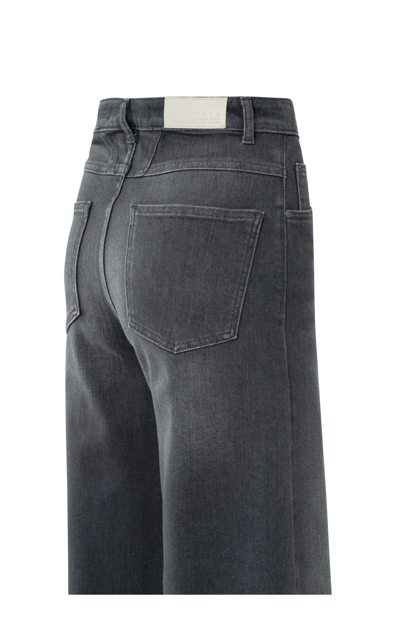 Jean taille haute coupe ample et large (L30) YAYA