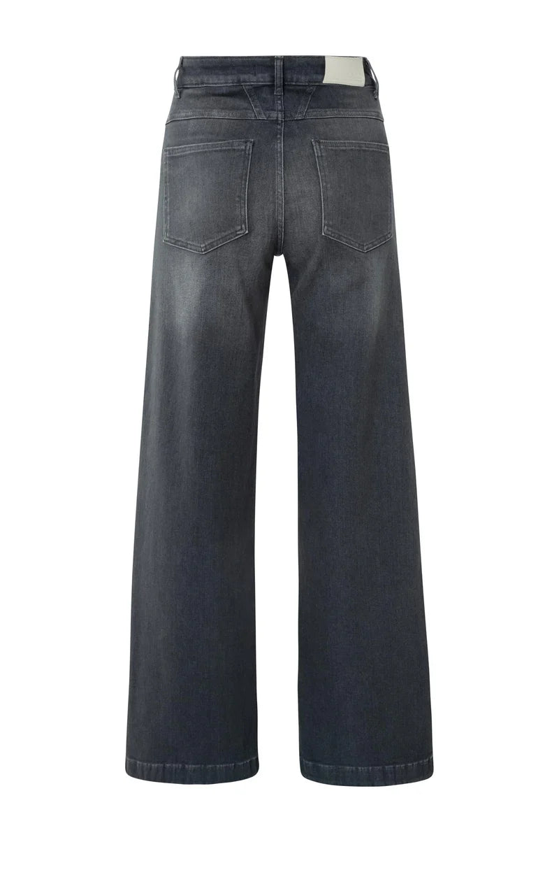 Jean taille haute coupe ample et large (L30) YAYA