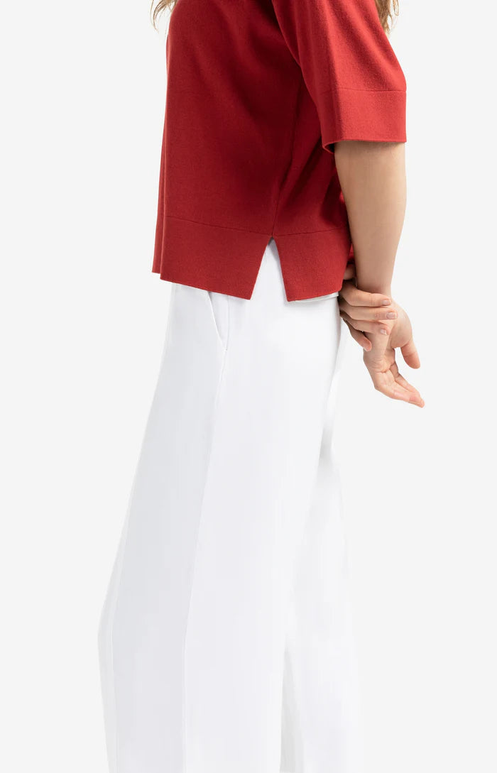 T-shirt oversize à manches courtes en maille fine YAYA
