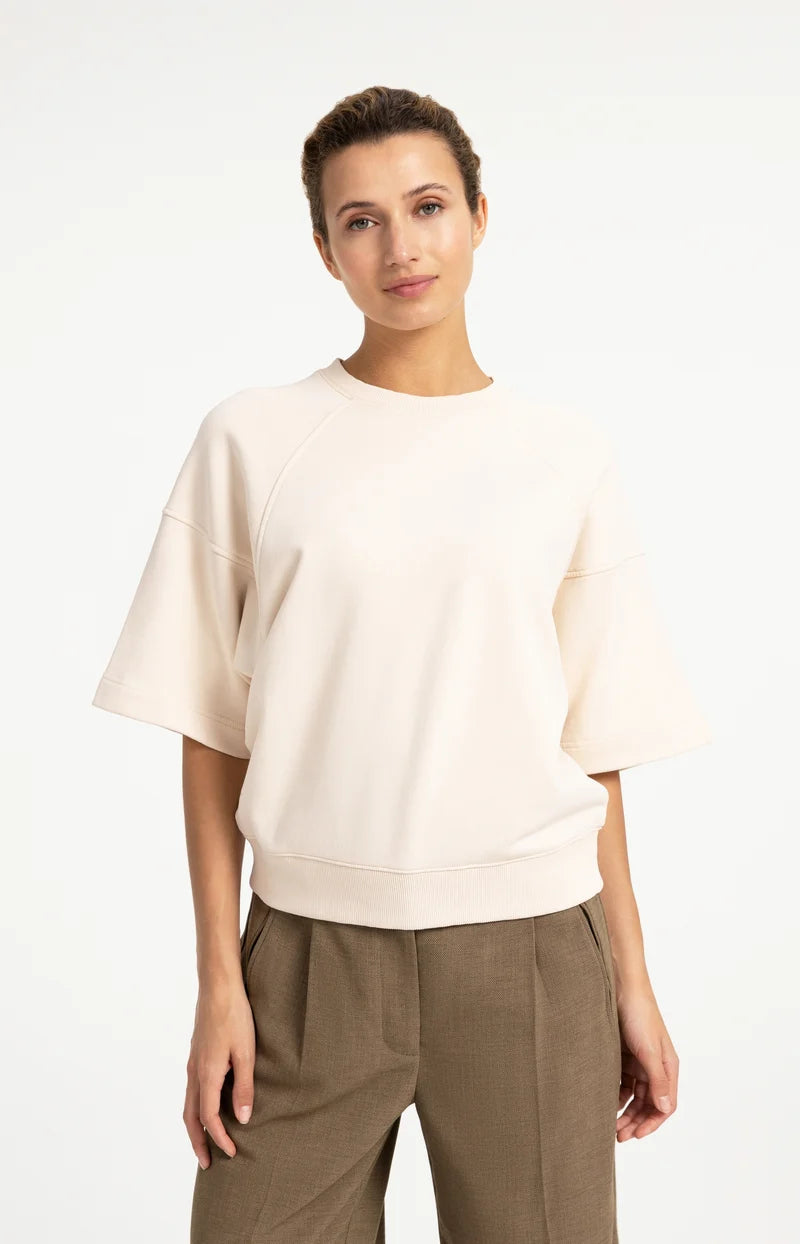Sweat-shirt à manches raglan courtes