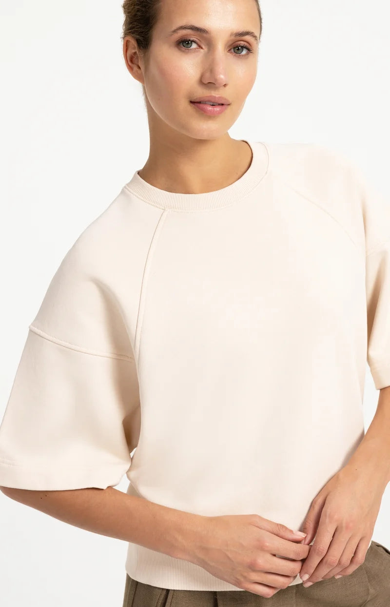 Sweat-shirt à manches raglan courtes
